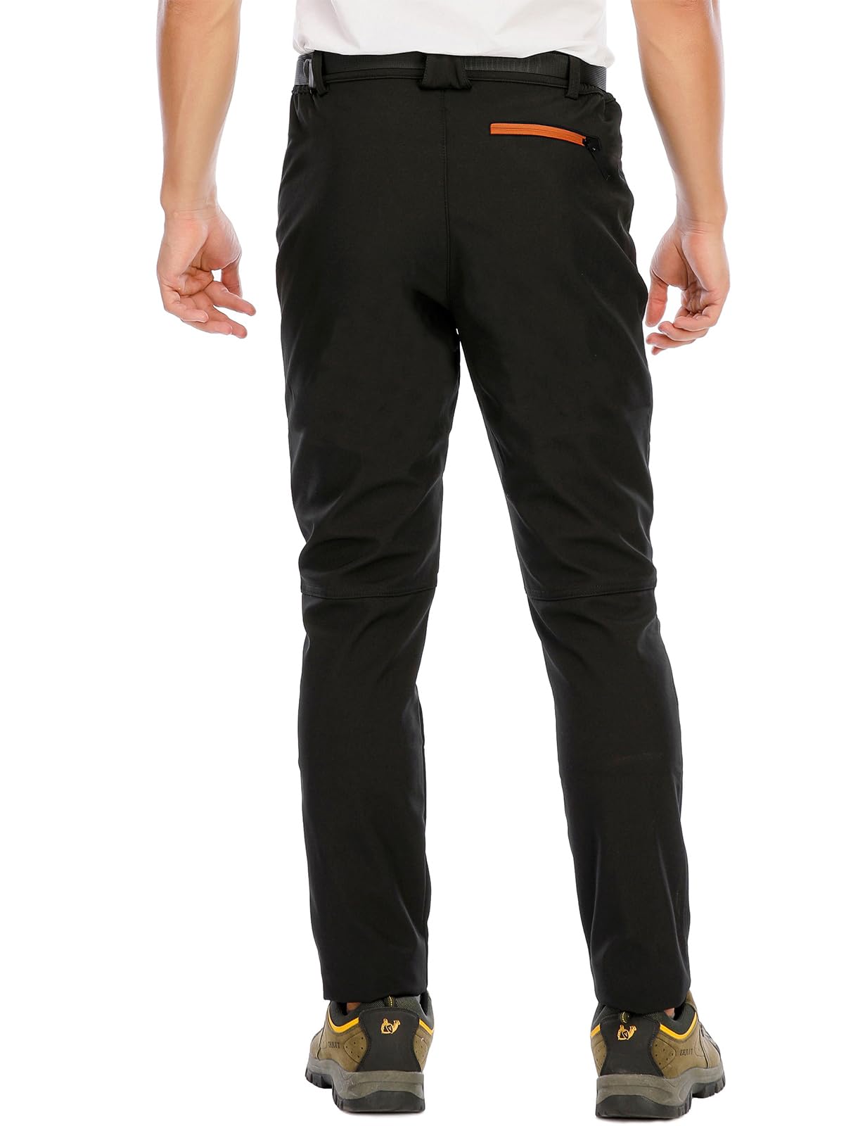 BenBoy Herren Wanderhose Wasserdicht Skihose Softshellhose Winddicht Outdoorhose Winter Warm Gefüttert Trekkinghose Snowboardhose