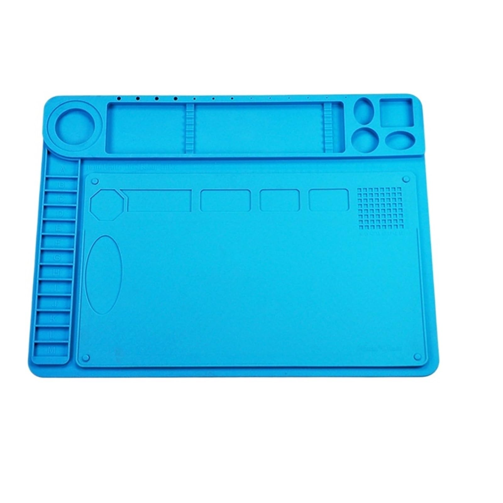 tappeti da lavoro per saldatura Riparazione elettronica due in uno, cuscinetto isolante in silicone con tappetino da lavoro magnetico resistente alle alte temperature