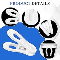 Vista 3 de 50 clips de plástico multiusos, ideales para faldas y pantalones