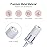 MelodySusie Crystal Top Mandrel Bit for Nails, 3/32\'\' Easy Off Nail Drill Bits for Sanding Bands, Suitable for Acrylic Nails Gel Manicures and Pedicures, White