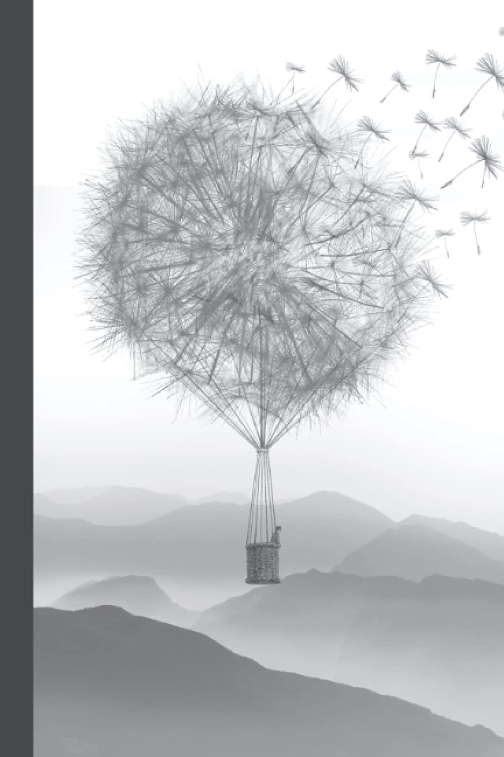 Make a Wish Whimsical Dandelion Notebook: Fanciful Lined Journal Diary