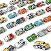 Aruytps 36PCS Mini Pull Back Cars for Kids Toddlers 3-5 4-8 Years Old, Race Cars Party Favors Bulk Vehicles Set, Classroom Prizes Box Pinata Fillers for Boys and Girls