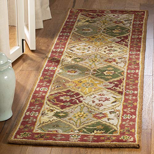 SAFAVIEH Heritage Collection Runner Rug - 2'3" x 16', Multi,