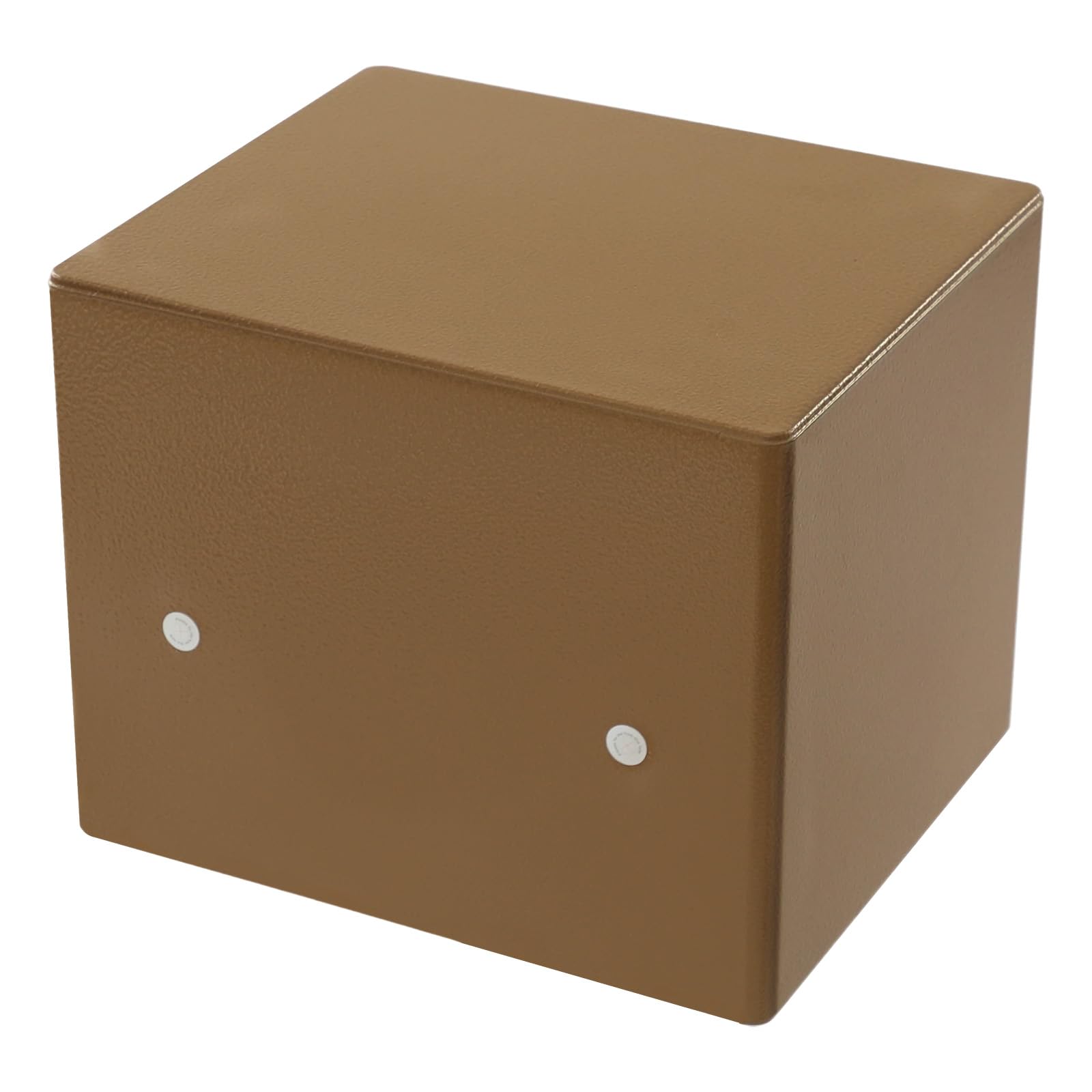 Caja fuerte para muebles con llave, cerradura de combinación, caja fuerte y taquilla, caja fuerte para el hogar, oficina, joyas, consumo de dinero en efectivo, almacenamiento (color café)