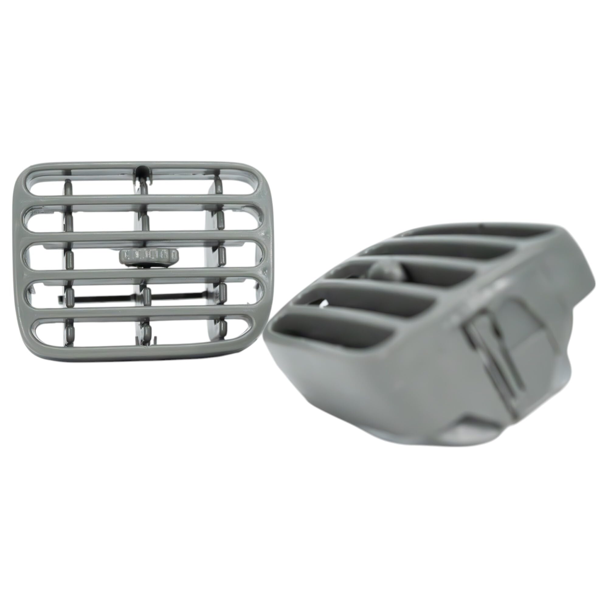2 grilles d'aération centrale grises | Installation facile & qualité OEM | Compatible avec Renault Clio II | FINAO AUTOPARTS