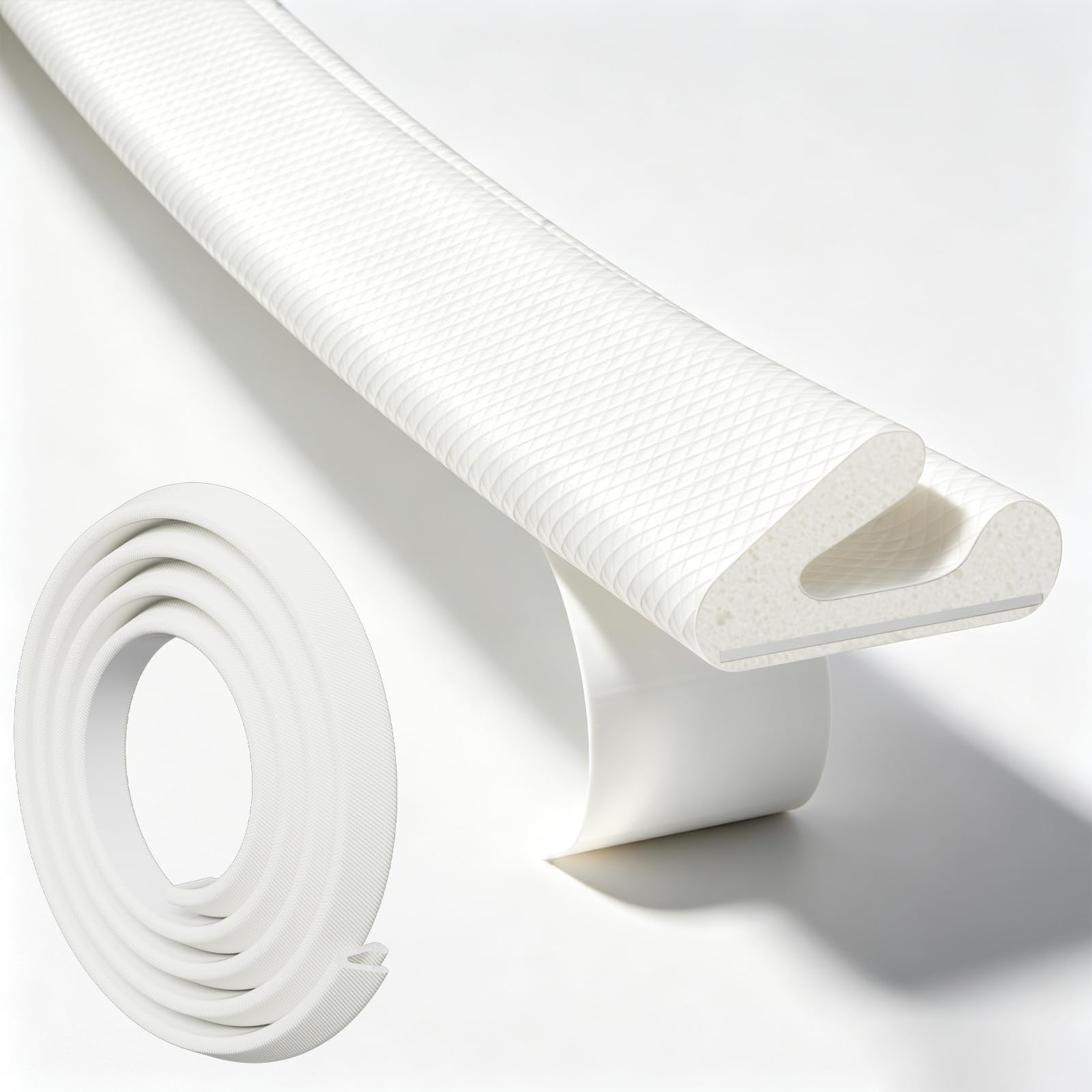 Large V-Shaped Sealing Strip (White, 12M)