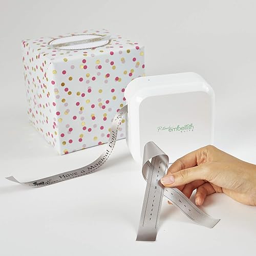 Miniatura 2 de Brother P-Touch Embellish Elite Connectable Decorative Ribbon and Tape Printer (PTP715EBT), white