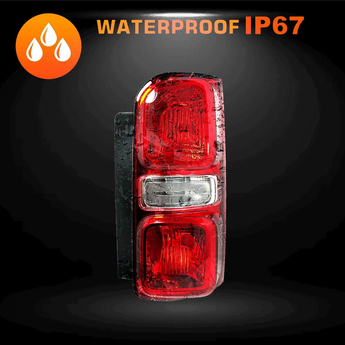 Genérico Luz Trasera Derecho Compatible con Peugeot Expert Citroen Jumpy Toyota Proace Opel Zafira Vivaro 2016-968311548000002 9808243080 SU001A4080 Certificado E