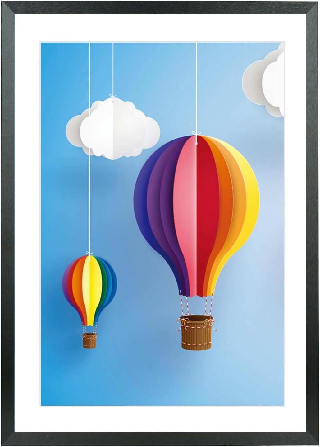 Mxtallup 14x22 Picture Frames Solid wood, Display Pictures 12x20 Inch With Mat or 14x22 Inch Without Mat, Poster Frames 12x20 in Photo Frames Wood Black (T22B1422W1220)