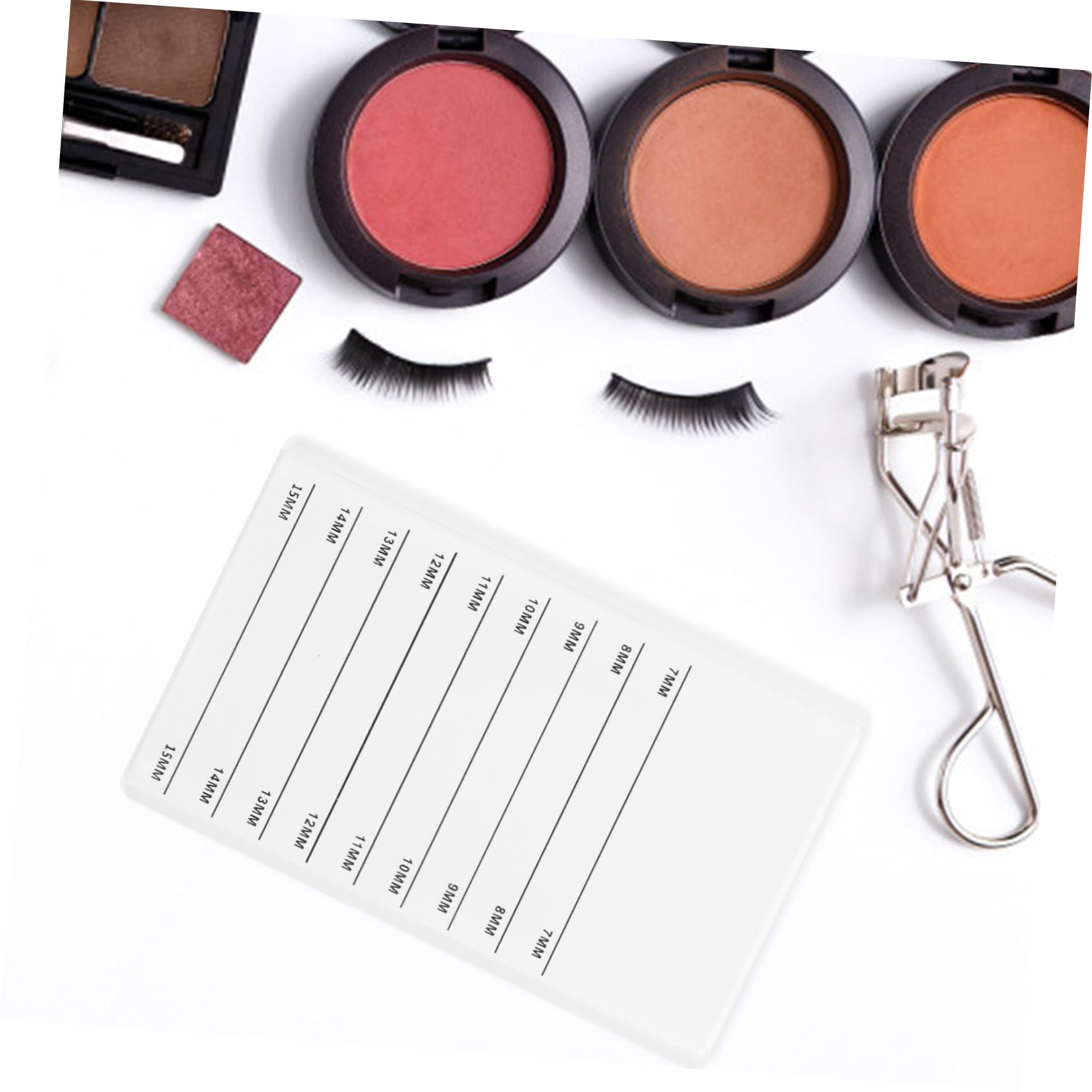 Caja de Almacenamiento de Pestañas de Expositor para Pestañas Postizas Organizador de Cosméticos para Salón de Belleza