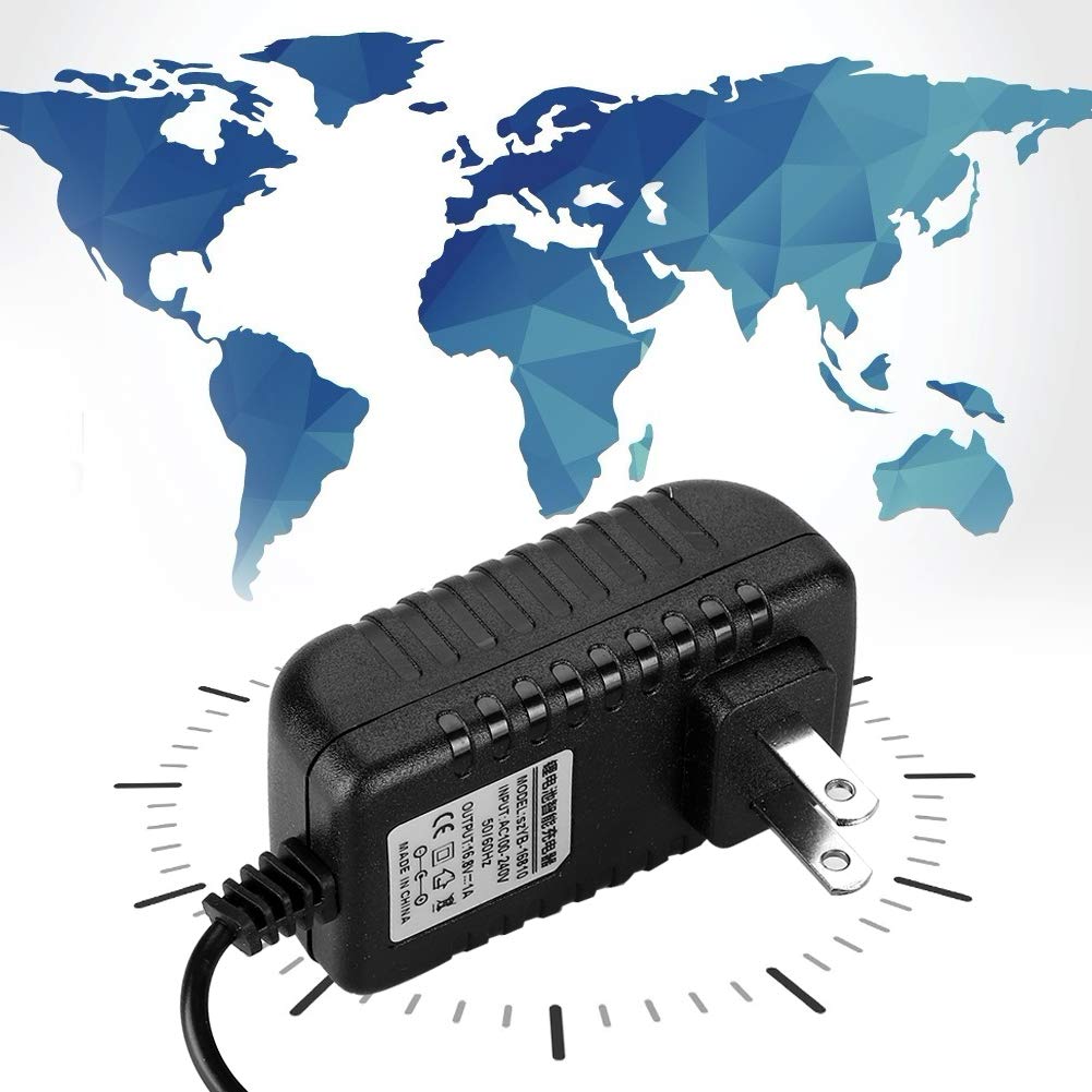 16.8V 1A Power Adapter Li-ion Battery Charger with 5.5 x 2.5 2.1 mm Interface Suitable for Lithium Battery Pack(American regulation100-240V)