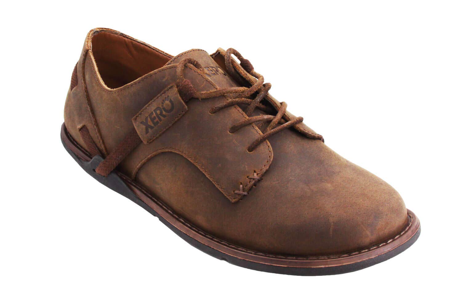 Xero Shoes Men's Alston Leather Dress Shoe - Lightweight Barefoot-Friendly