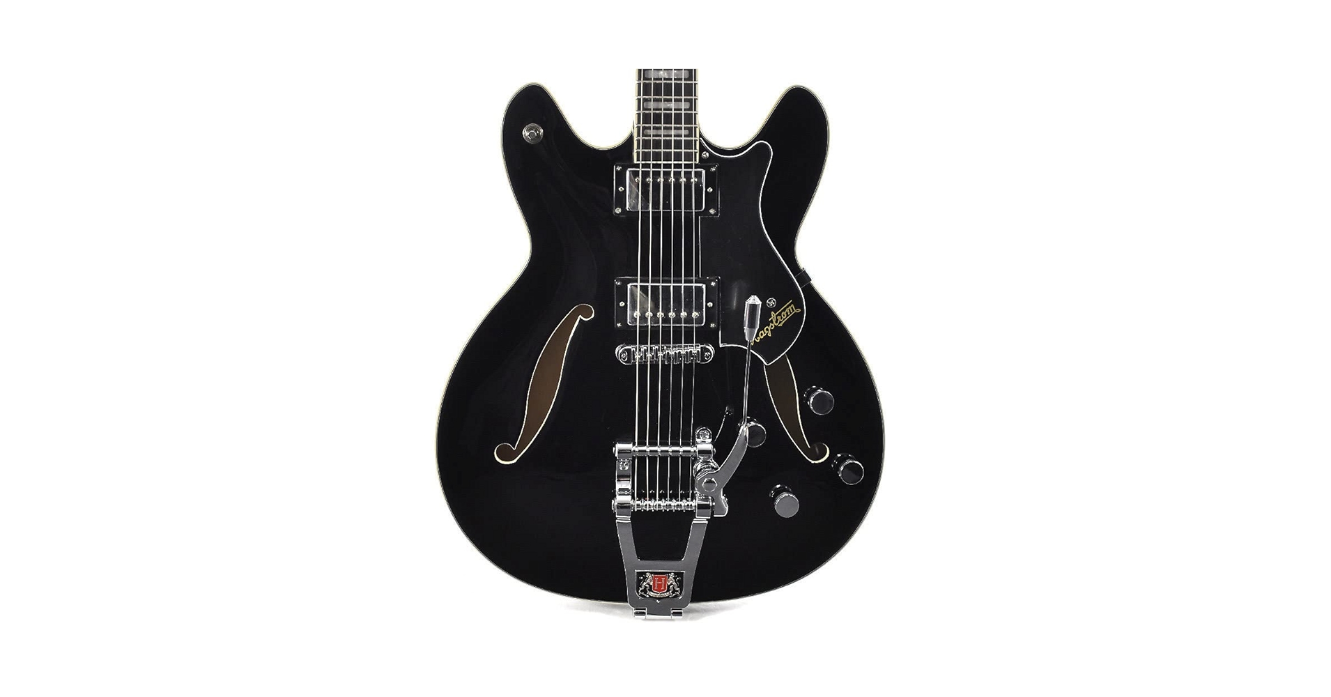 Hagstrom Viking セミアコギター＋ハードケース Amazon.com: Hagstrom Tremar Viking Deluxe Semi-Hollow Body
