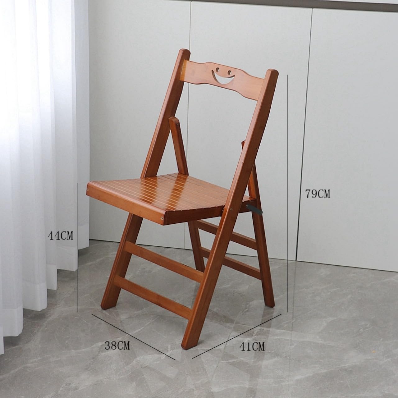 折りたたみチェア 折り畳み椅子 竹 ダイニングチェア 背もたれあり