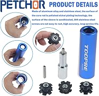 Vista 3 de Instalador de ajuste de tuerca de estrella de horquilla de bicicleta, herramienta de ajuste de tuerca de estrella para bicicleta de carretera MTB