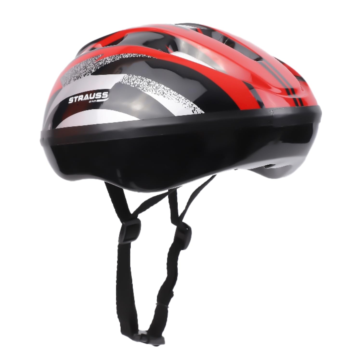 Strauss ArmorX Cycling Helmet | Lightweight with Good Ventilation | Multi-Sport Helmet for Mountain, Road Biking & Skating | EPS Foam Lining for Protection | Ideal for Adults with 15+ Age (Red) (B0CHYWTHMF) Amazon Price History, Amazon Price Tracker