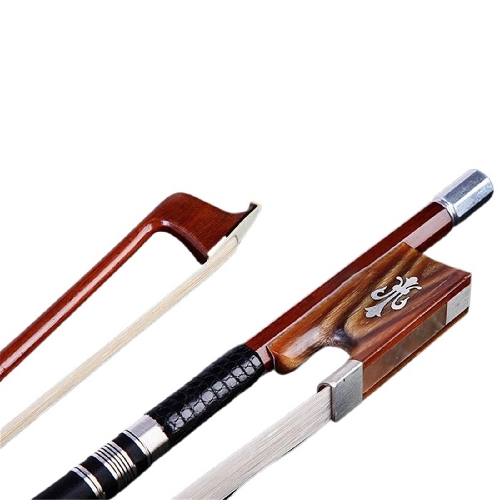 Archet De Violon Pour Pratique Archet De Violon Professionnel En Hématite Argentée 4/4 Accessoires(2)