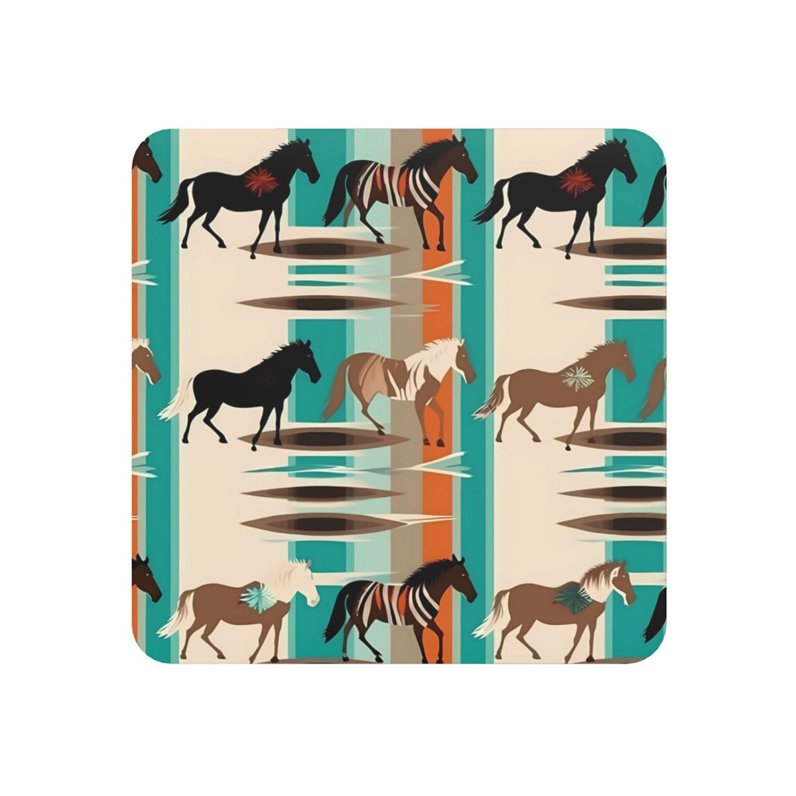 Horse Stripes Pattern Fridge Magnets Small Strong Refrigerator Magnets Cute Decorative Magnets Fridge Sticker Office Magnets for Fridge, Whiteboard, Kitchen Accessories