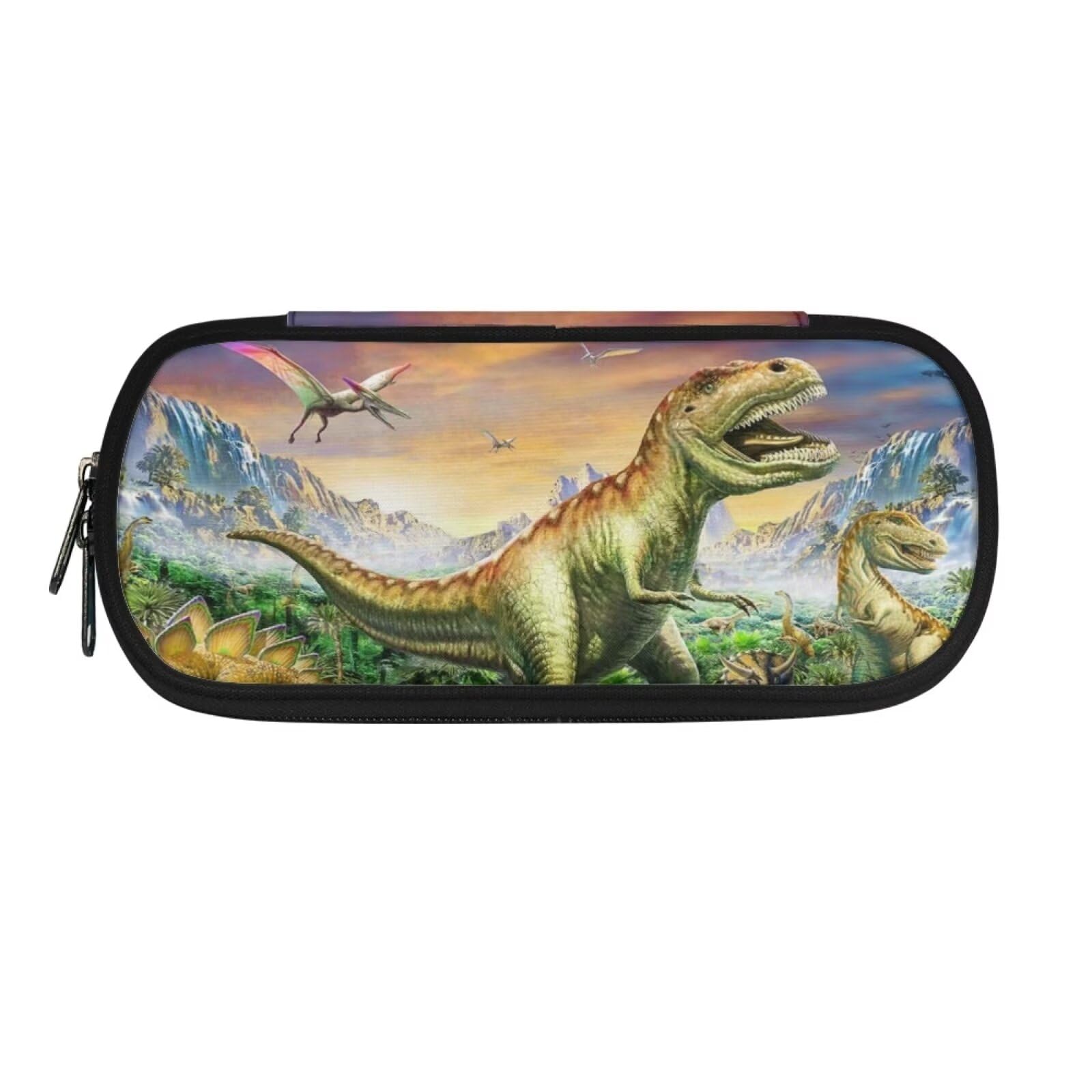 Chririnla Dinosaur Pencil Case Cool Dino Pen Holder Bag for Boys Girls Students Back to School Gift，Office Supplies
