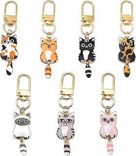 [YINKE] キーホルダー ペンダント 文芸 かわいいごうきんおしゃれ ペンダント キーリング 紛失防止 親友 カップルプレゼント かばんとアクセサリー 男女兼用