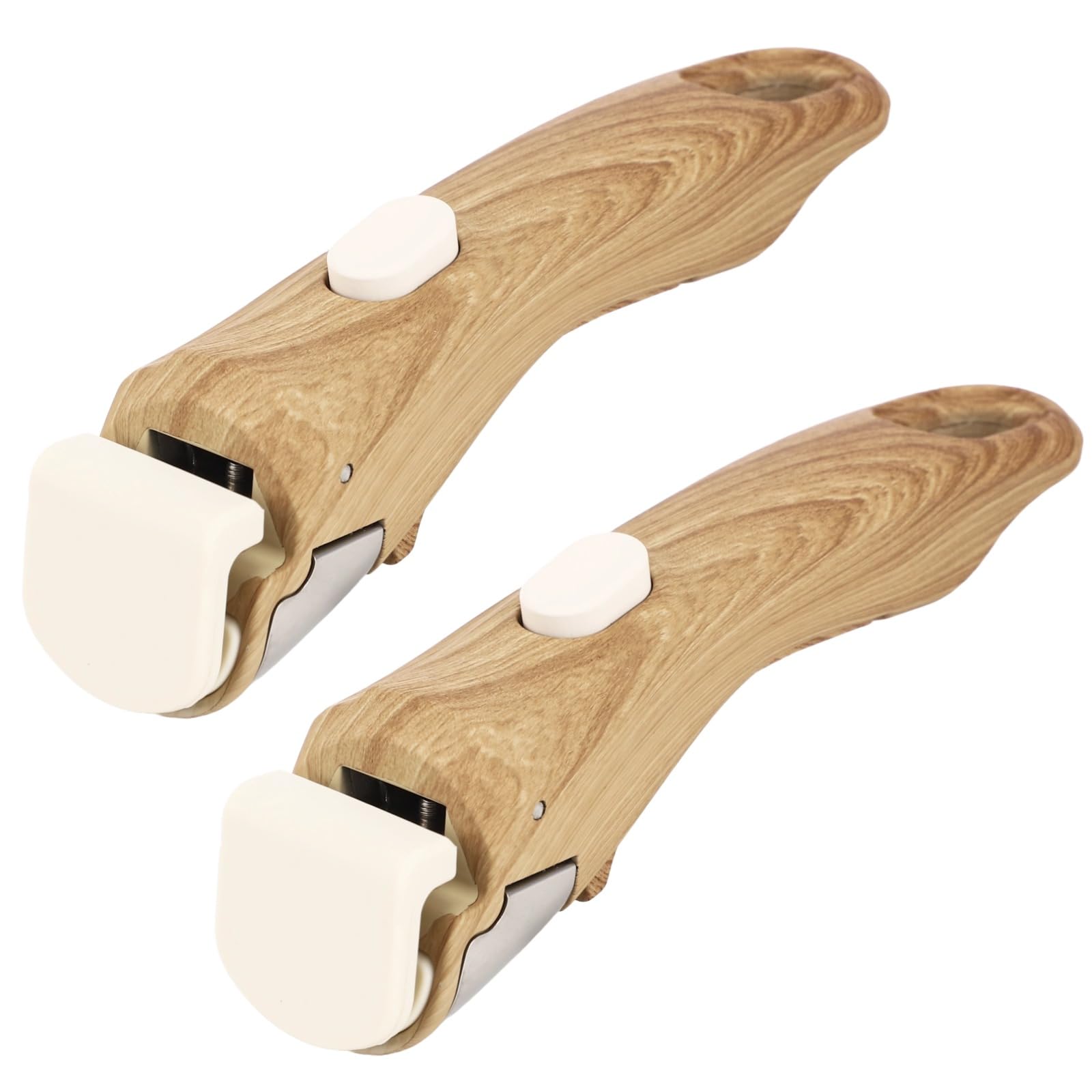 2 Stk. Abnehmbarer Griff für Töpfe und Pfannen, Ersatzgriff für die Küche, 17,5 cm Universal-Kochgeschirrgriffe mit hitzefestem Griff, passend für viele Töpfe und Pfannen, mit Holzoptik