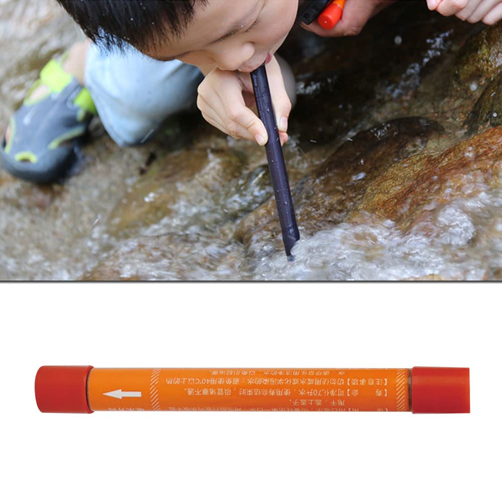 Filtro dell'acqua per esterni, mini filtro per acqua potabile, 7 livelli di filtrazione, purificatore dell'acqua di emergenza, per escursioni, trekking, viaggi
