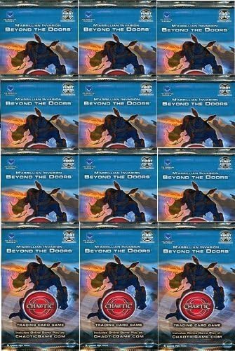 Chaotic M'arrillian Invasion Beyond The Doors Trading Card Game Booster - 12 Pack LOT (9 Cards/Pack)