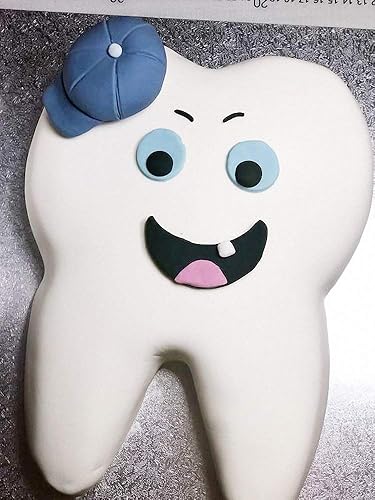 Miniatura 2 de HiParty Molde de dientes para tartas de dientes, dientes antiadherentes, de silicona, para tartas, pan, mousse, flan, tarta para hornear, utensilios