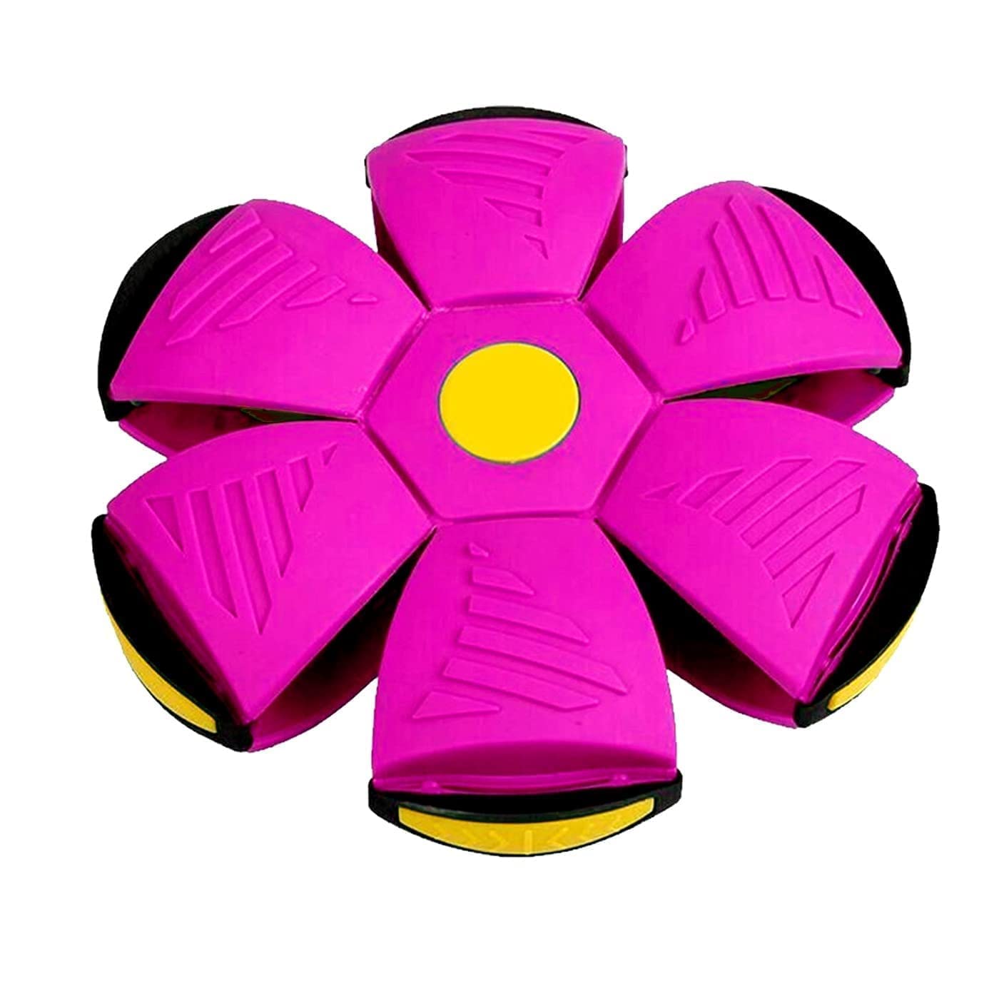 Incarnation UFO Magic Ball - LED Light Flying Saucer Toy for Kids, Interactive, Shock Proof (Pink)