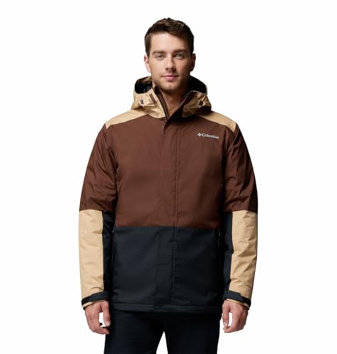 Columbia Men's Point Park Interchange Jacket, 3 In 1 Interchange Winter Coat, Tobacco/Canoe/Black, X-Large Columbia Men's Point Park Interchange Jacket, 3 In 1 Interchange Winter Coat, Tobacco/Canoe/Black, X-Large