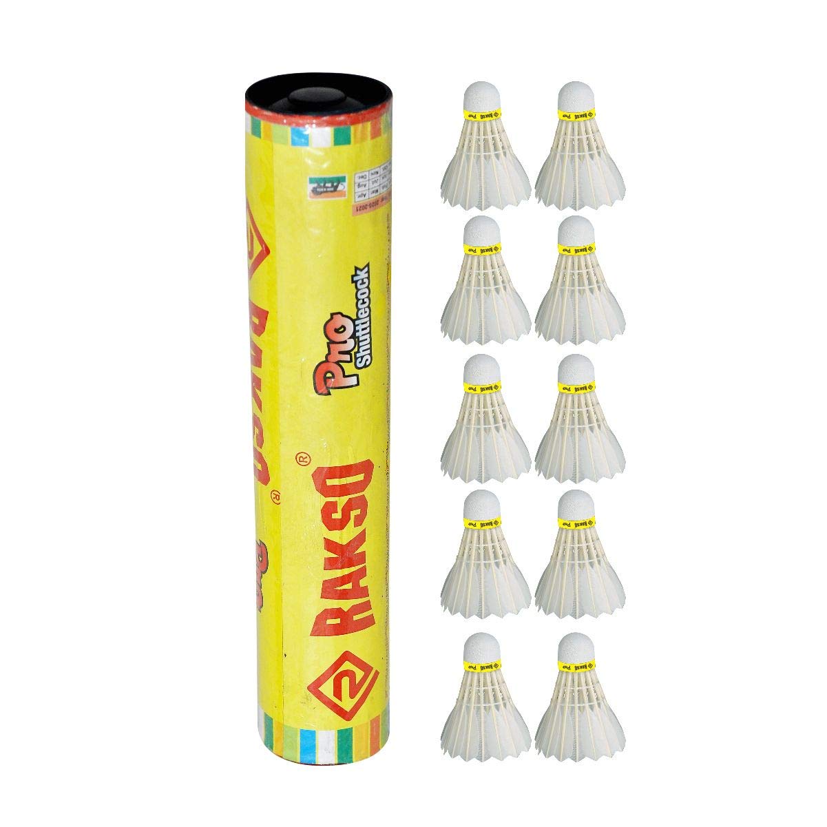 Rakso Pro Feather Shuttlecock Pack of 10 (White) (B08D7CX4XM) Amazon Price History, Amazon Price Tracker