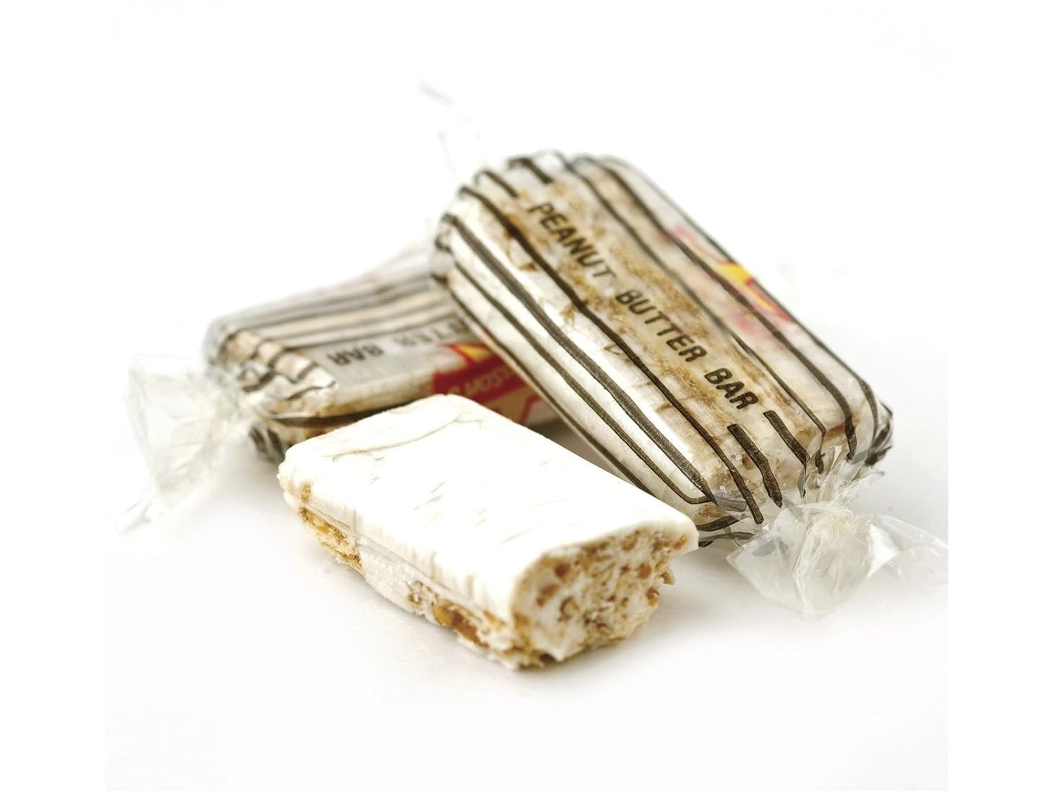 Individually Wrapped Original Crunchy Peanut Butter Candy (Classic Peanut Butter Bars, 1 Pound)