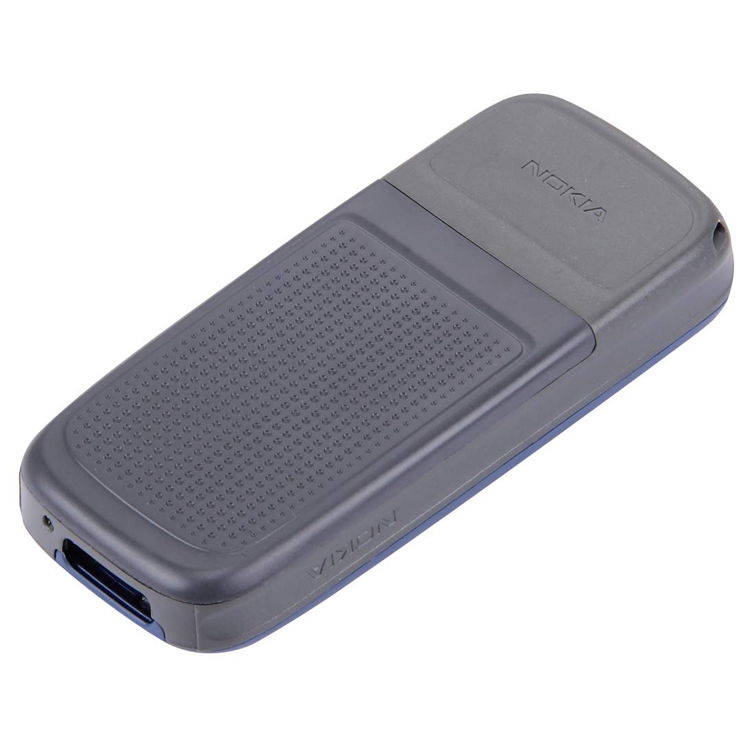 HAIJUN Mobile Phone Replacement Parts Full Housing Cover (Front Cover  Middle Frame Bezel Battery Back Cover) for Nokia 1200/1208 1209(Black) 