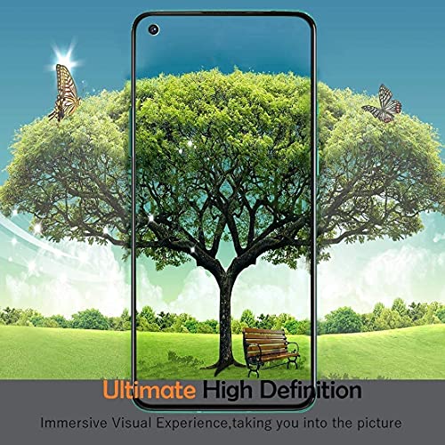 Image of Screen Protector for Oppo F19 | Oppo Reno 6 5G (Black) Tempered Glass Edge-to-Edge 6D Screen Guard With Installation Kit