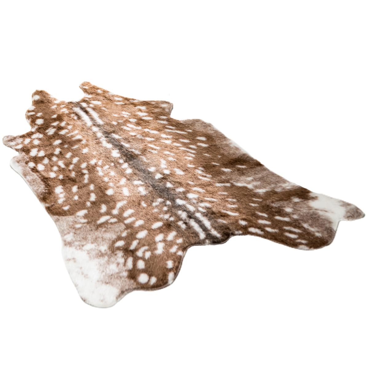 Tapis de sol en polyester motif cerf sika au fini élégant pour une maison chic