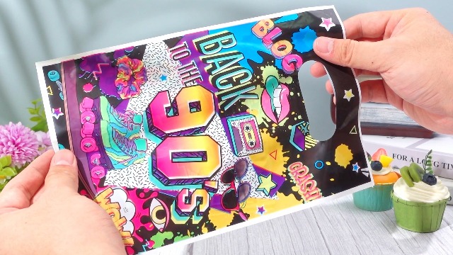 Amazon.com: Qeeenar 50 Pieces 90s Party Favor Bags Bulk Plastic