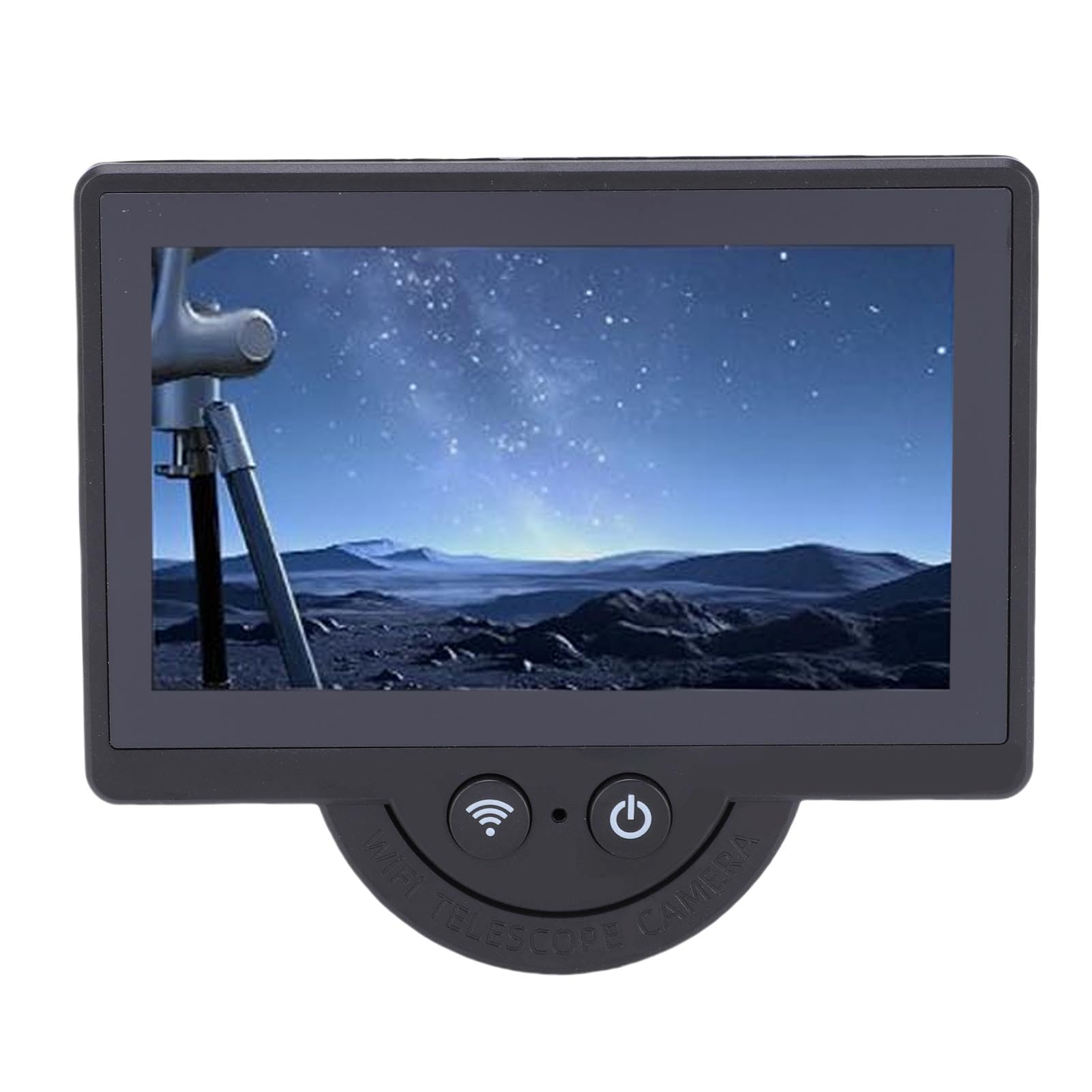 Caméra Télescope WiFi, Caméra Oculaire électronique avec écran HD 4,3", Contrôle par Application, pour Microscopes Télescopes 26-47 Mm, pour L'astrophotographie
