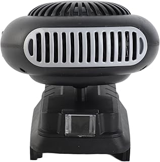 Batteriebetriebene Raumheizung, 170 W, 30 Bis 80 ℃, 2 Temperaturen, Elektrische Heizung, Tragbarer Heizventilator mit 18 V Lithium Ionen für BL1815 BL1820 BL1530 BL1840 BL1850