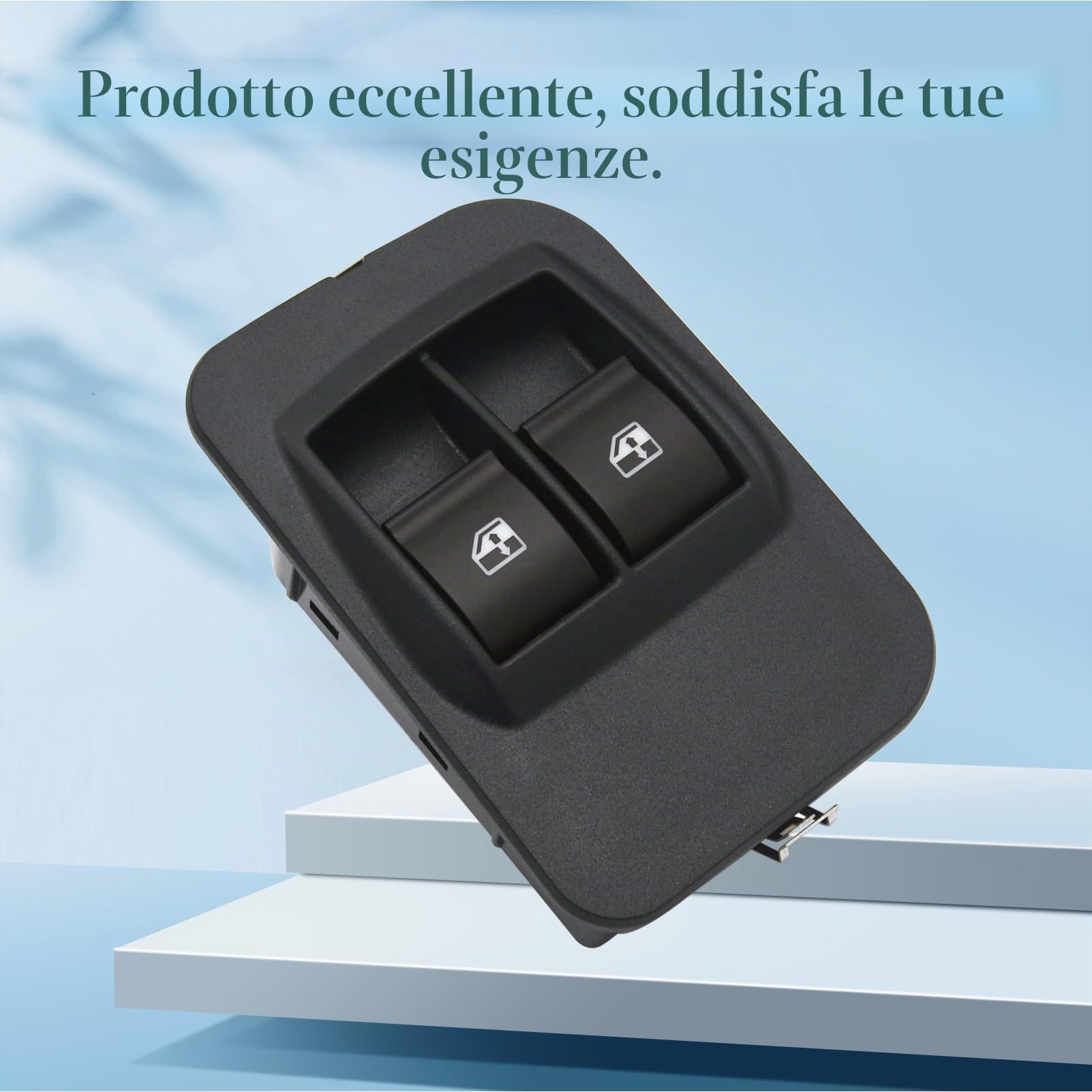 Interruttore alzacristalli 6490.G8 per Nemo Doblo Fiorino Qubo Bipper Combo 735461275 Pulsante alzacristalli elettrico. Interruttore per il controllo dei finestrini