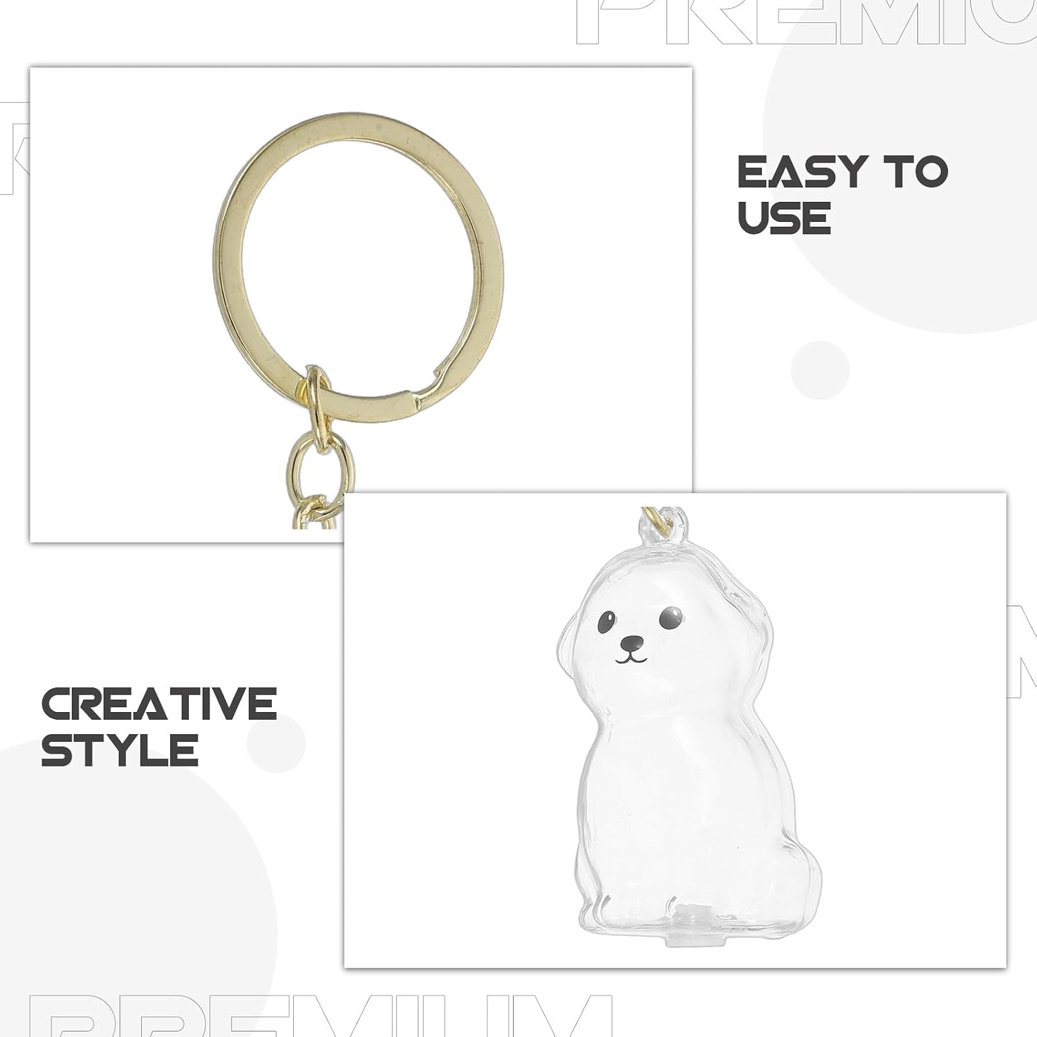 Toddmomy PET Hair Souvenir Box with Keychain, 4 Piece ABS image 3