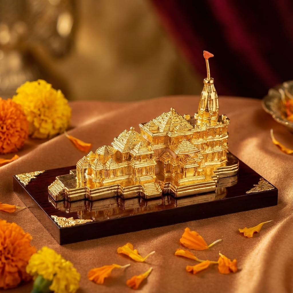 Statue Ram Mandir Ayodhya 3D or miniature figurine spirituelle maison