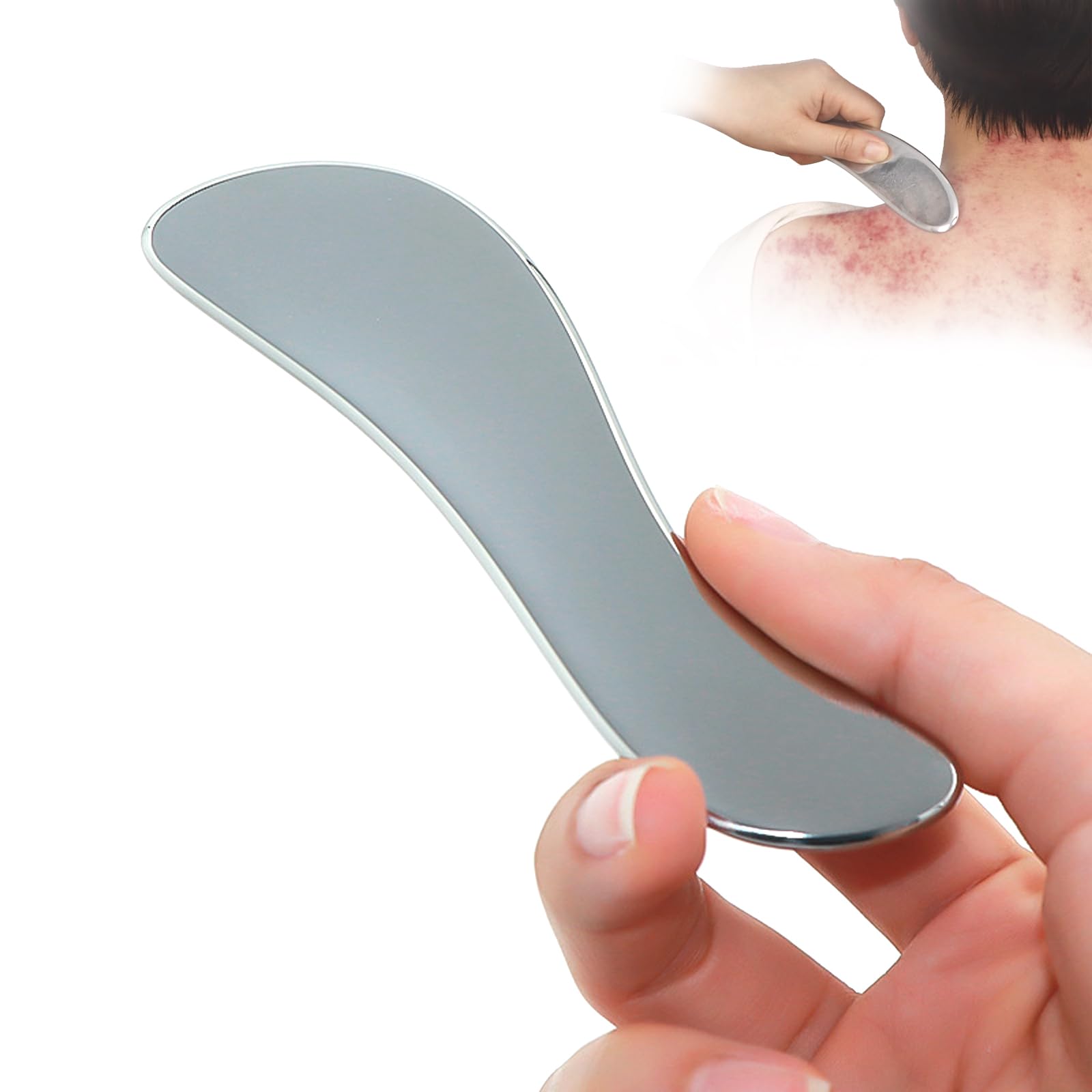 Body Gua Sha Stainless Steel Muscle Scraper - Alternative Tool for Deep Tissue Massage - Professional Gua Sha Body Massage Tool