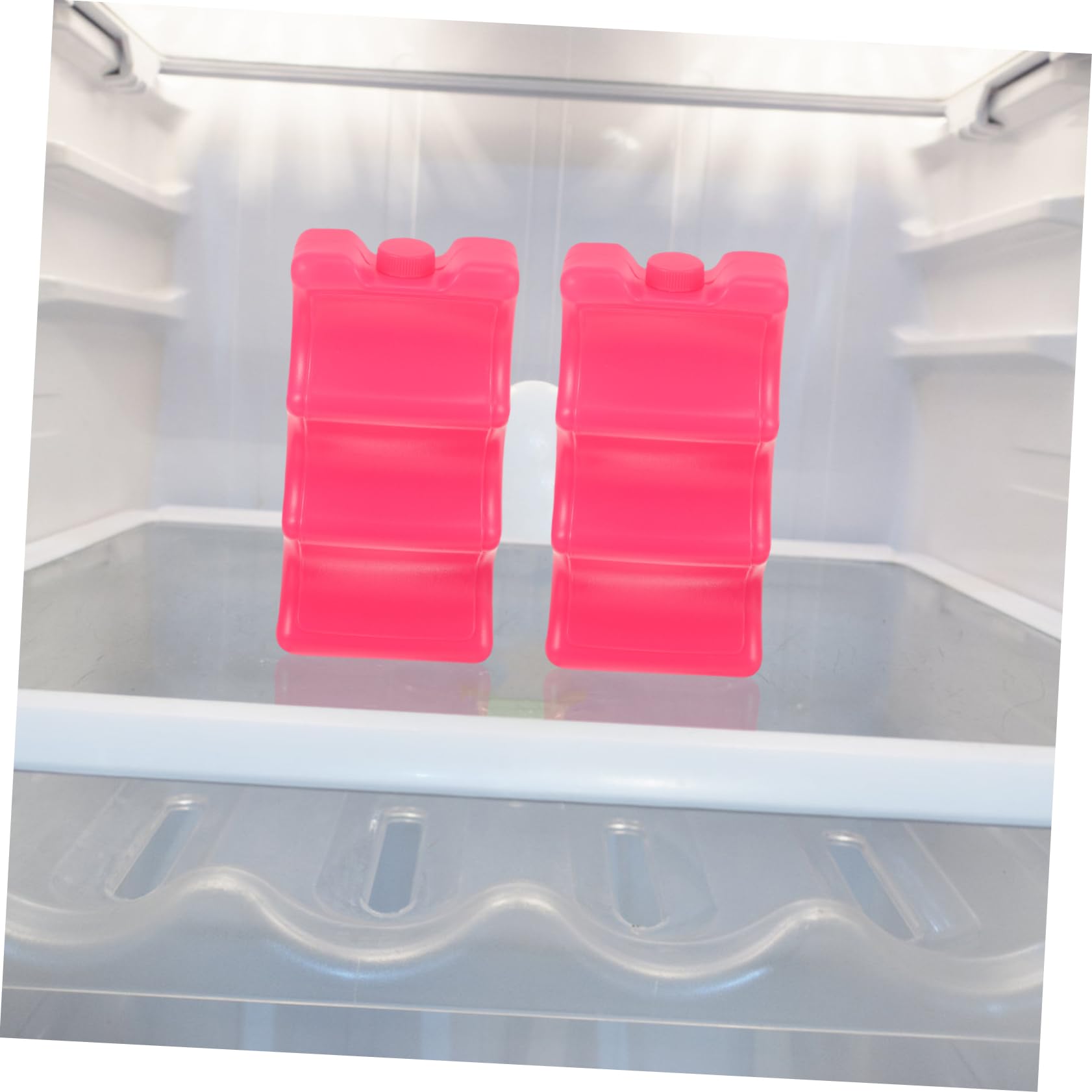 Abaodam 10 Stk Gekühlte Muttermilch in Eisbox Eisbrett Muttermilch Lagerung Kühler Wiederverwendbarer Eisbehälter Muttermilch Kühler Rosy Gummi
