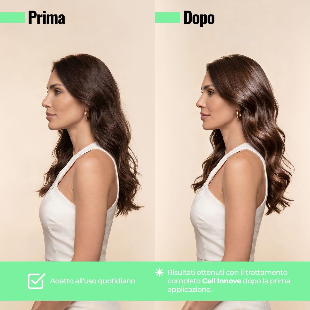 abril et nature - Maschera Capillare Cell Innove - Per Tutti i Tipi di Capelli - Idrata, Rinnova e Rigenera - Trattamento Professionale con Cellule Staminali Vegetali - Aspetto Sano e Forte - 1000 ml