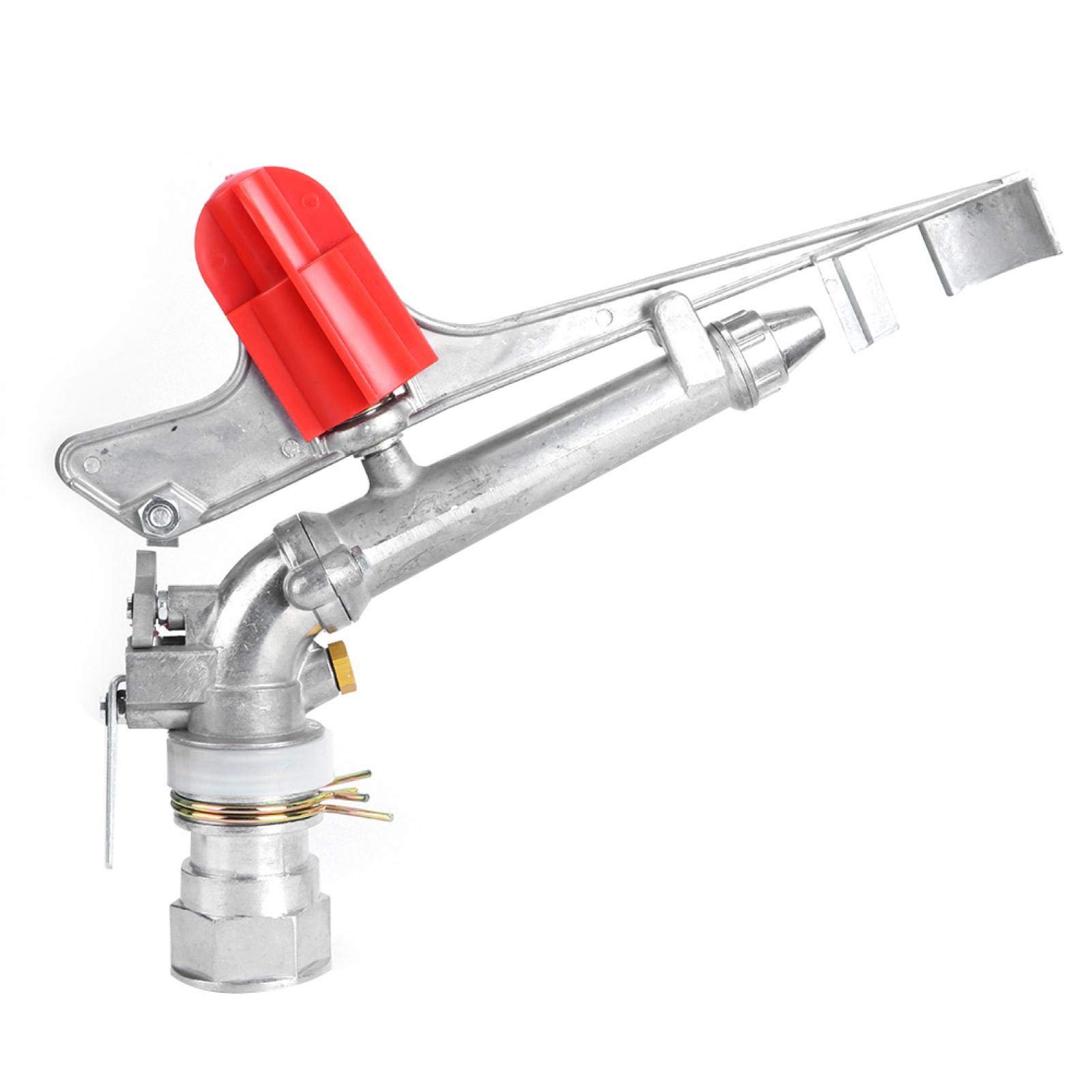 Gartensprinkler, Kipphebel-Bewässerungssprinkler für Rasensprinkler 1,5 Zoll DN40 Innengewinde Zinklegierung steuerbar Winkel Kipphebel Sprinkler Bauernhof Bewässerung Gun Sprinkler