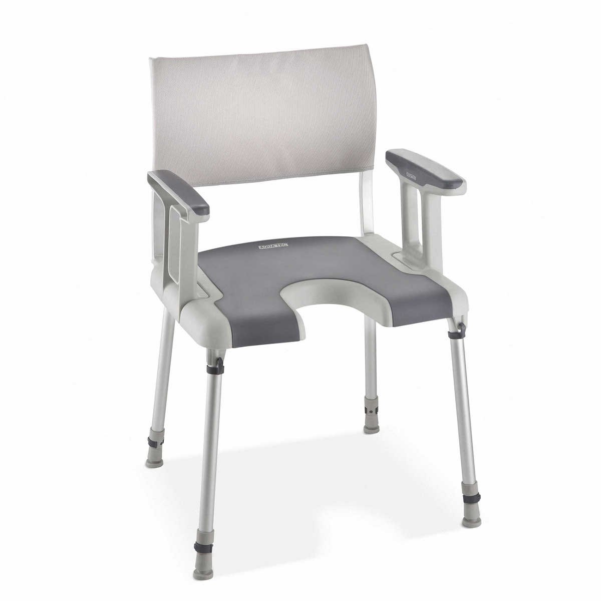 Shower Chair - Invacare Aquatec Sorrento Shower Chair with Hygiene Cut Out - Shower Stool - Shower Seat for Elderly or Disabled Small