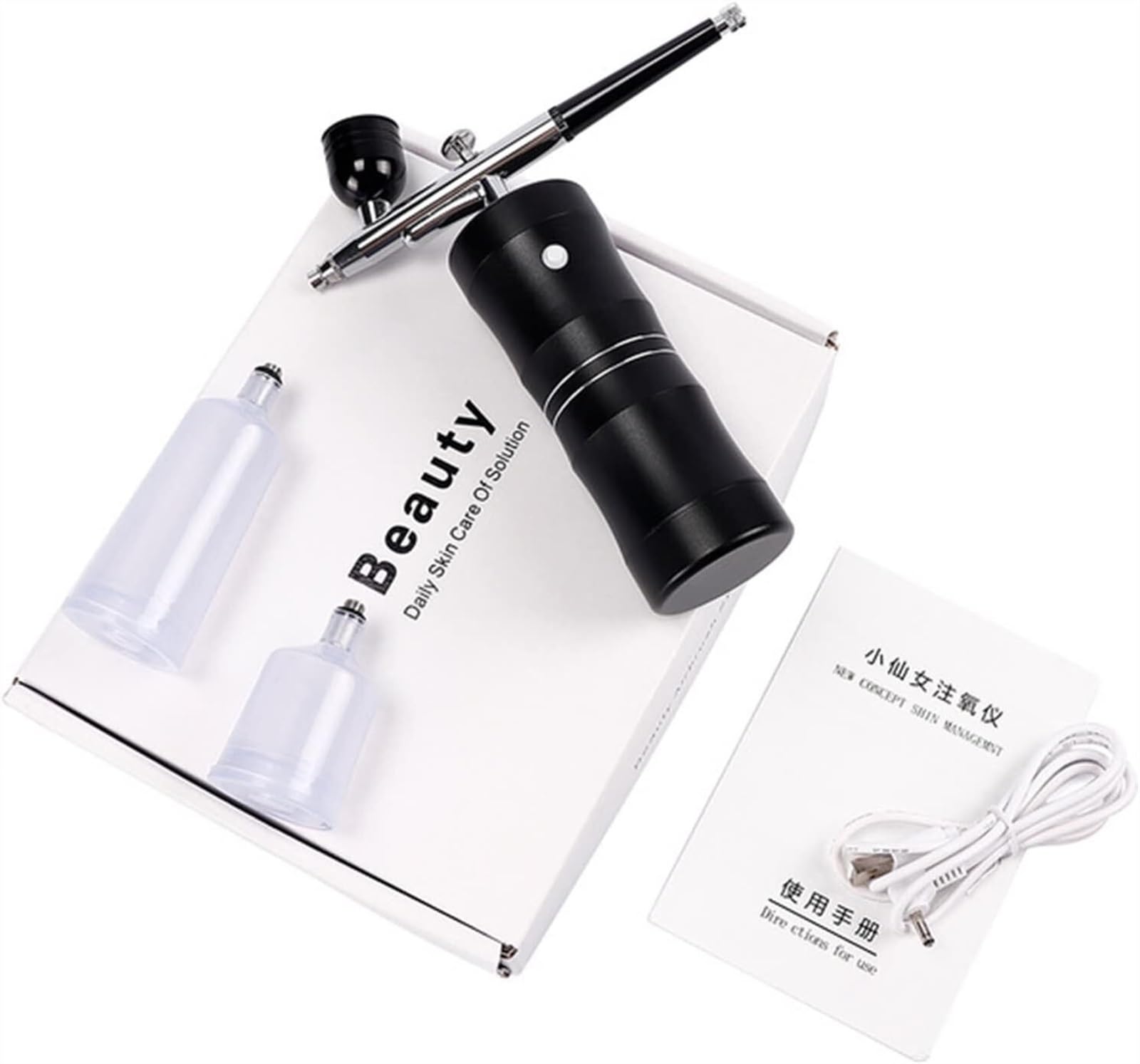 Sand Blaster 0.4mm Mini zestaw sprężarek powietrza pędzel powietrzny pistolet do malowania natryskowego aerograf do tatuażu artystycznego rękodzieło ciasto Nano mgła