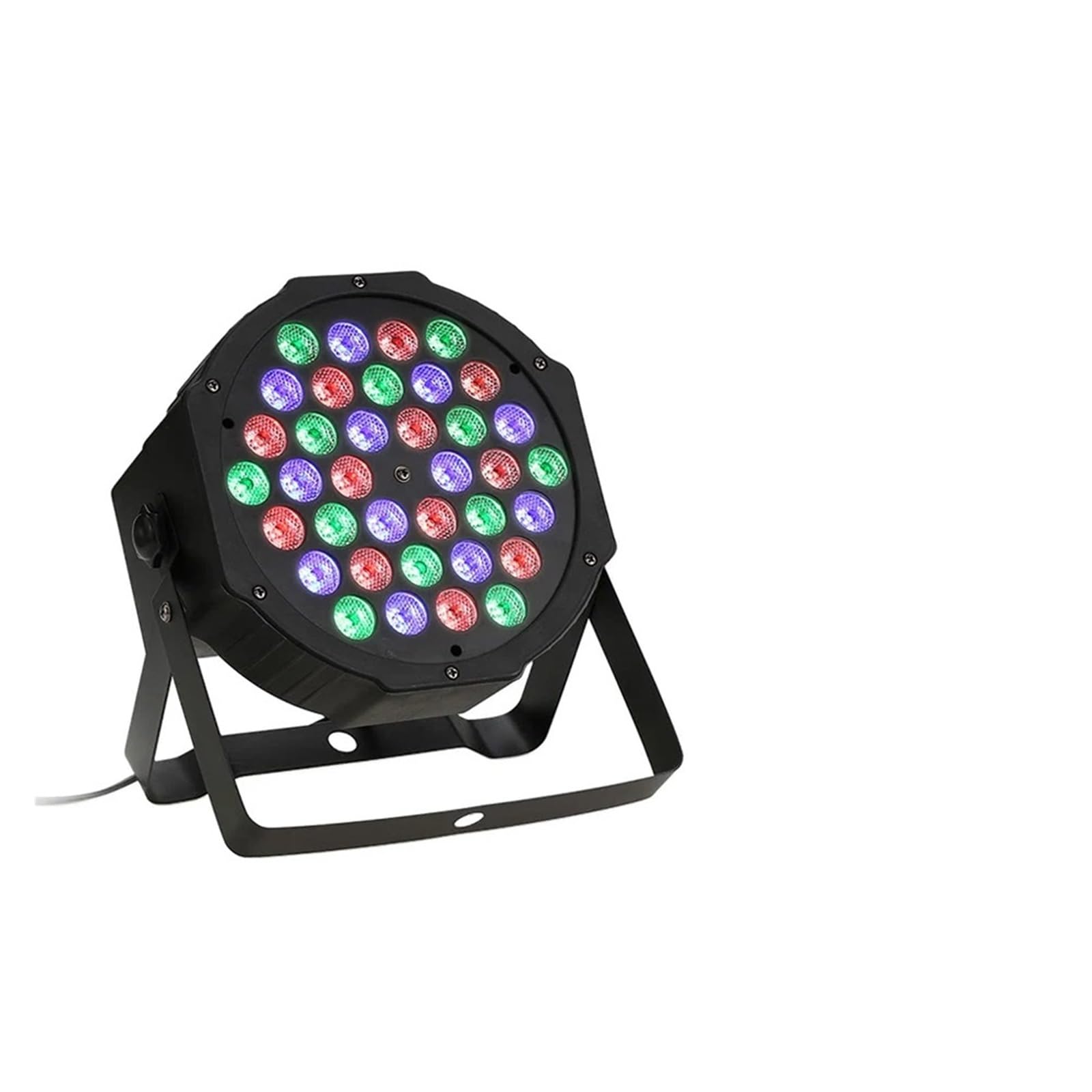 Światła imprezowe 36 LED RGBW 512 Stage Flat Par Efekt świetlny DJ Disco Party Holiday Christmas Bar Club Wedding Birthday Show Lights