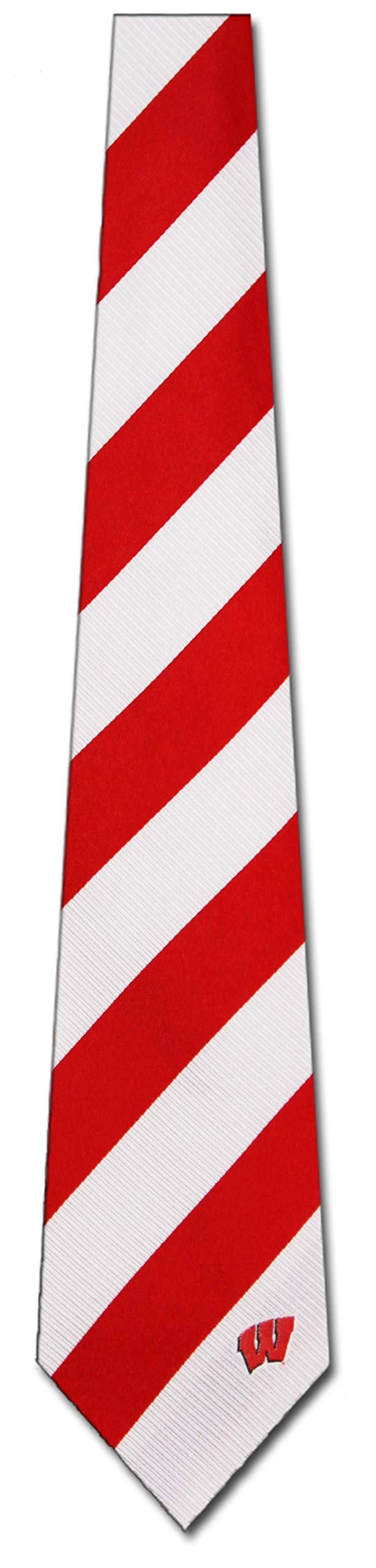 Wisconsin Badgers Ties Regiment Woven Silk necktie