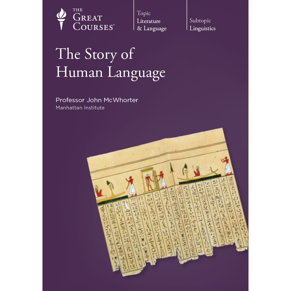 The Great Courses (Social Sciences: The Story Of Human Language, Complete Set)